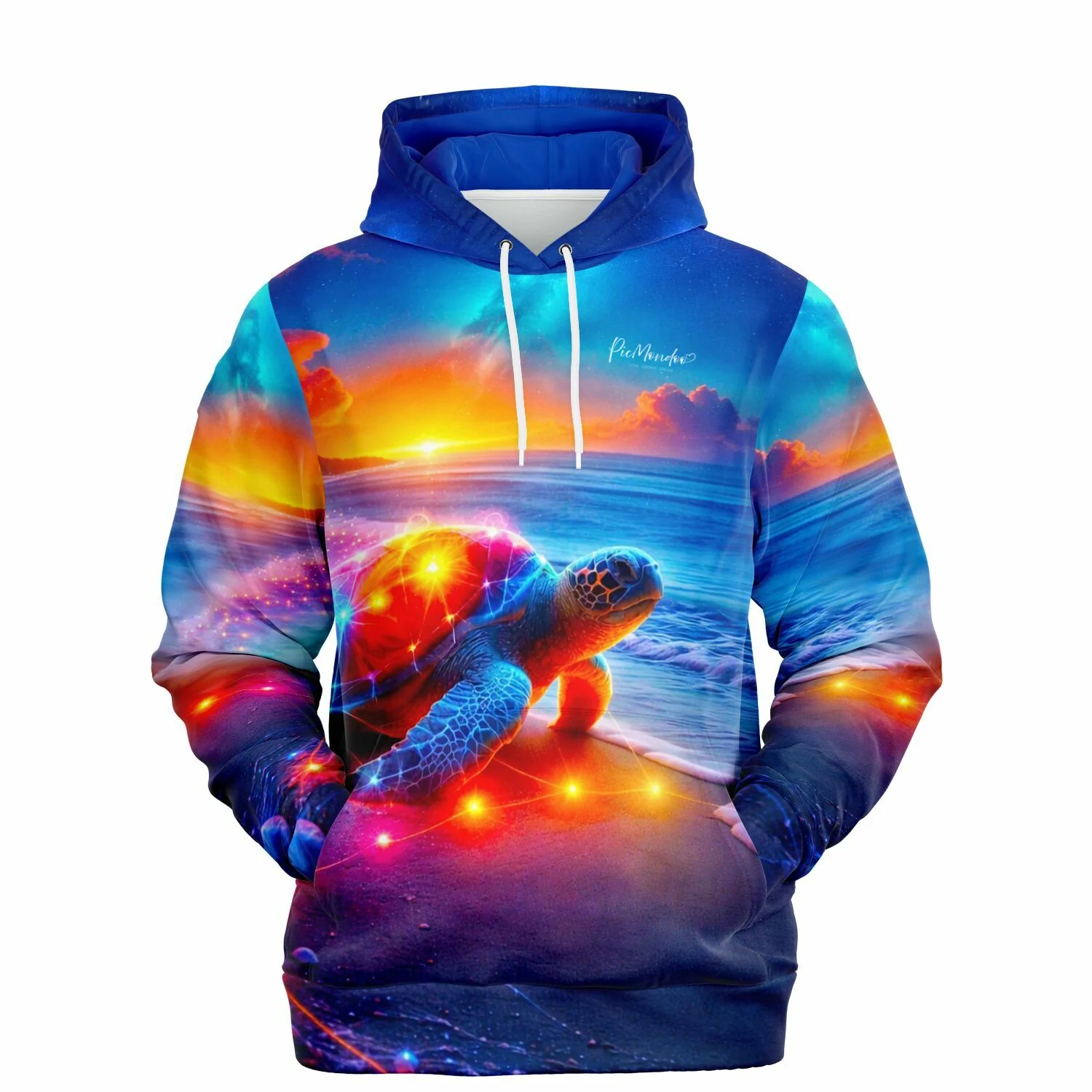 Dreamer Hoodie - Colorful sparkling Turtle