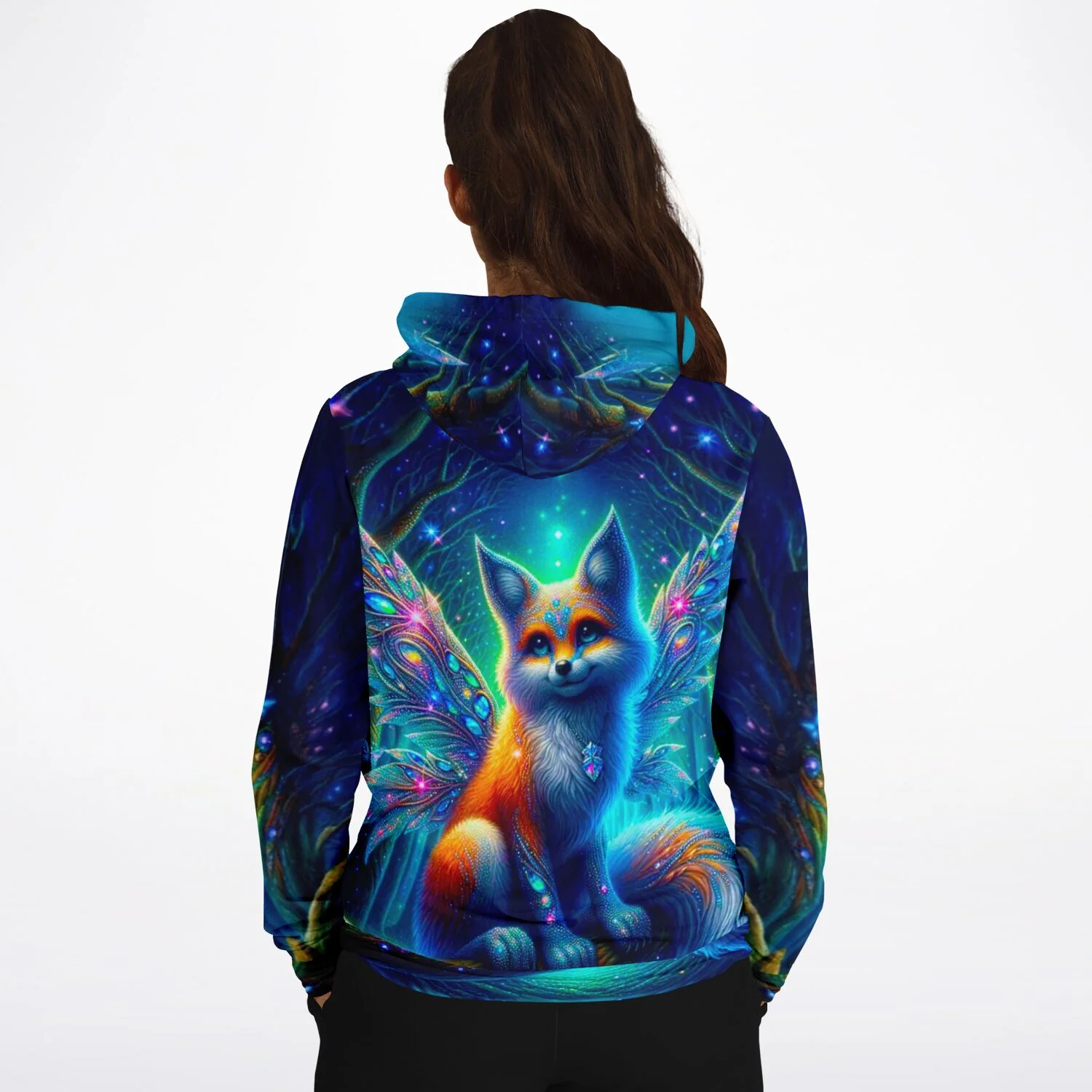 Dreamer Hoodie - Fairy Fox of Magic - Image 3
