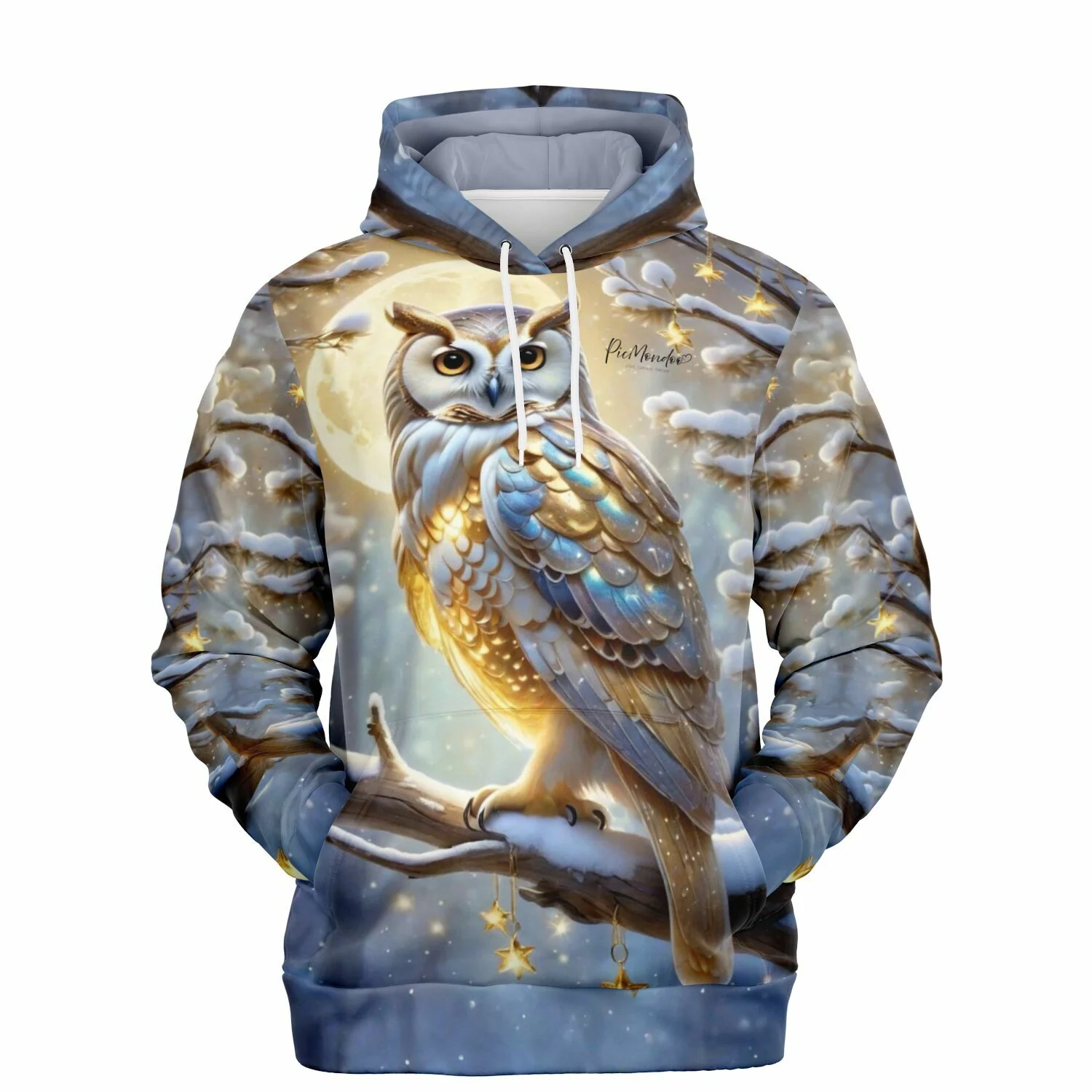 Dreamer Hoodie - Goldene Schneeeule