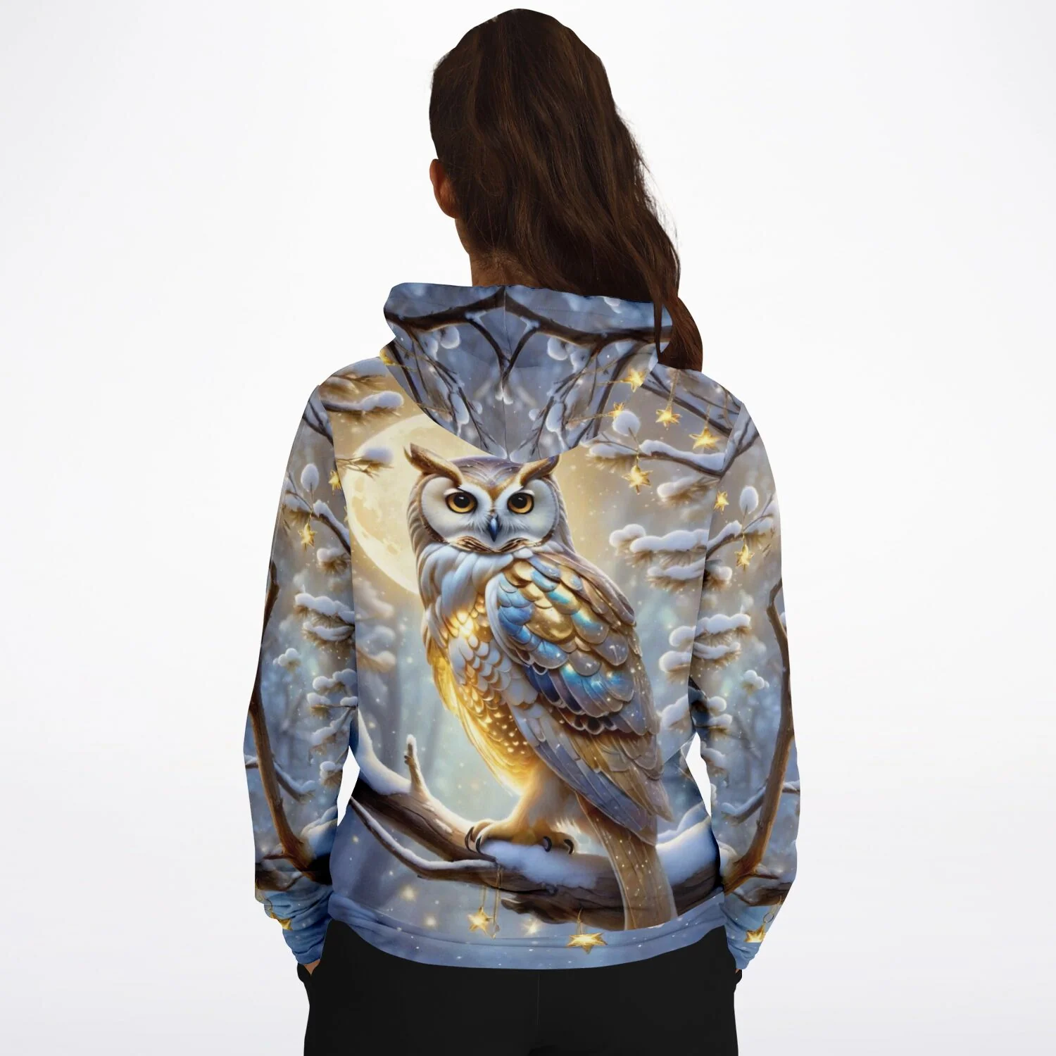Dreamer Hoodie - Goldene Schneeeule - Image 3