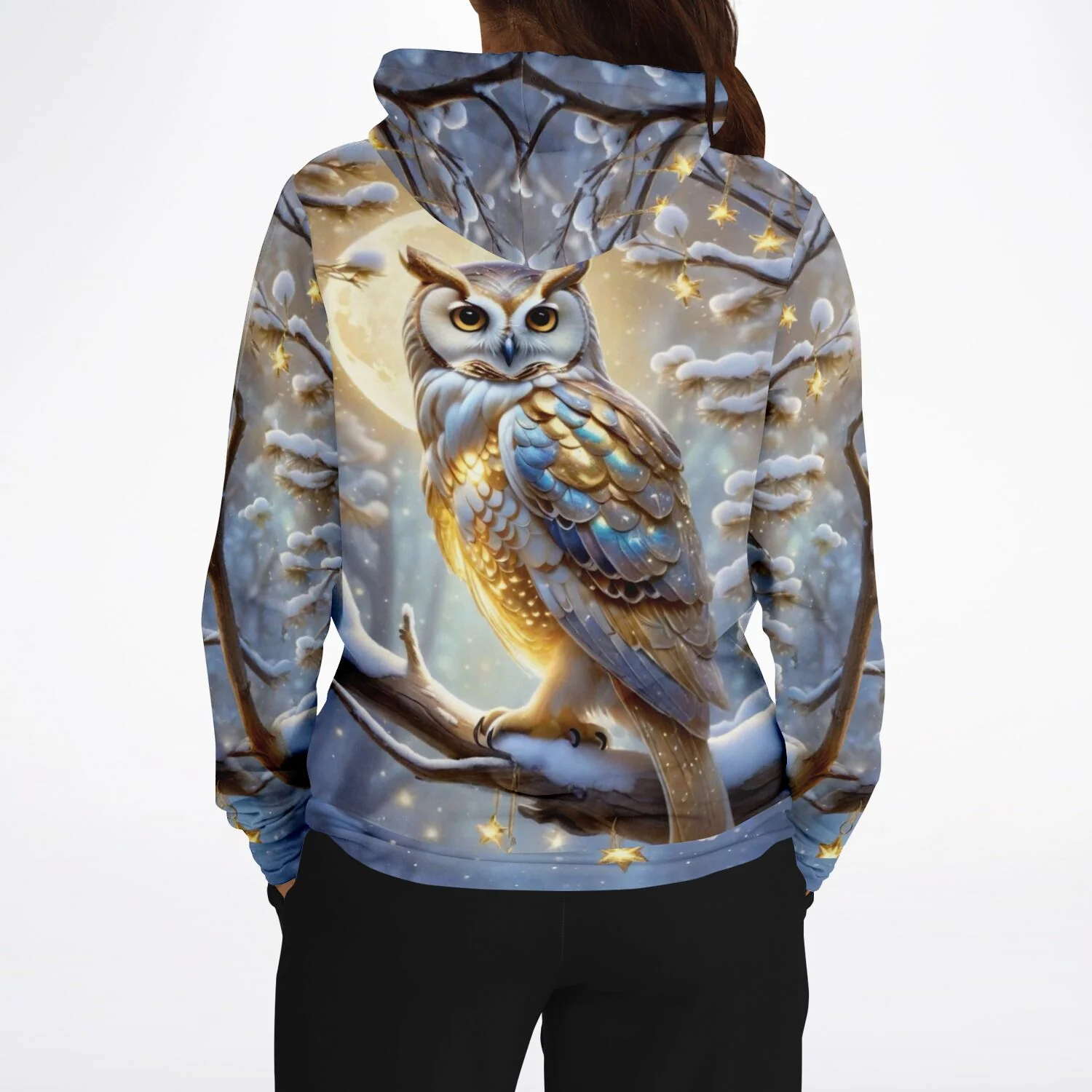 Dreamer Hoodie - Goldene Schneeeule - Image 4