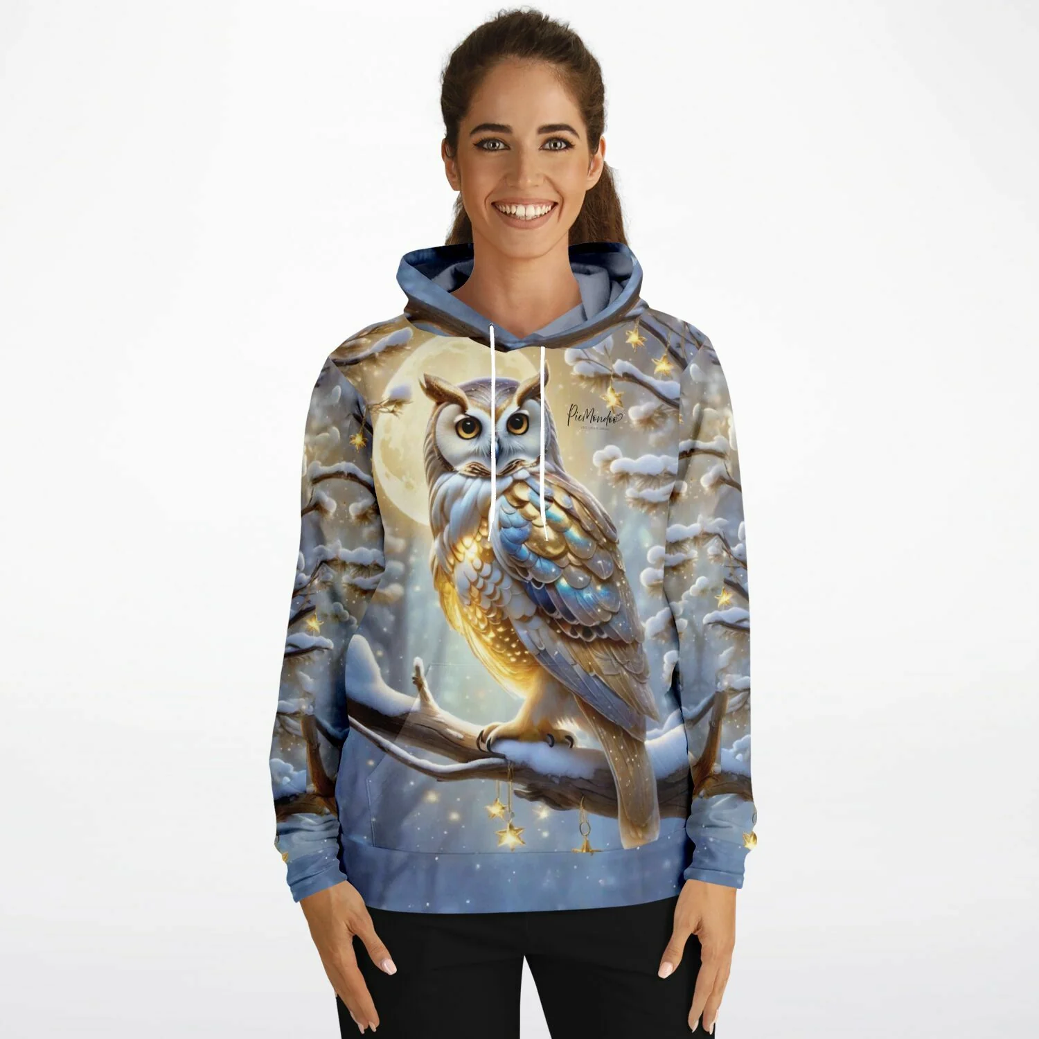Dreamer Hoodie - Goldene Schneeeule - Image 5