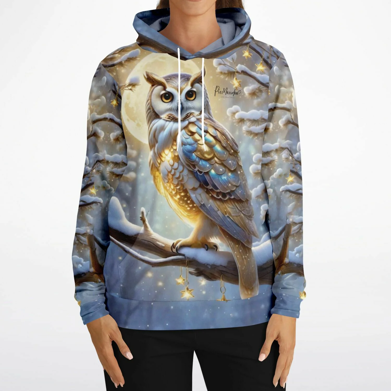 Dreamer Hoodie - Goldene Schneeeule - Image 6