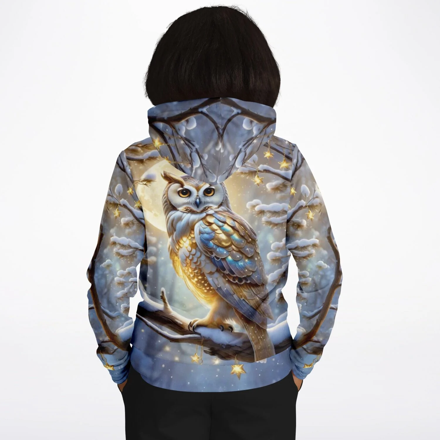 Dreamer Hoodie - Goldene Schneeeule - Image 7