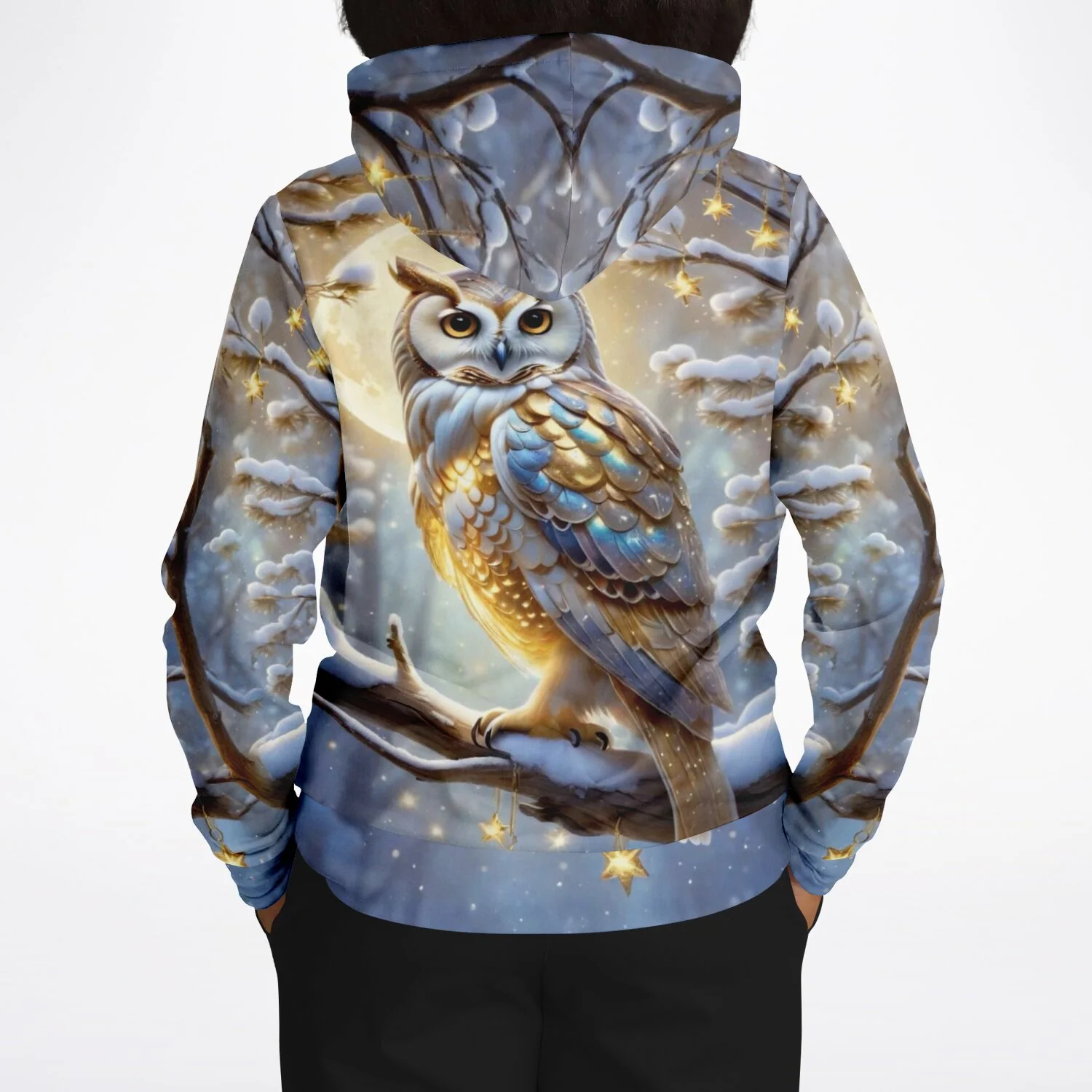 Dreamer Hoodie - Goldene Schneeeule - Image 8