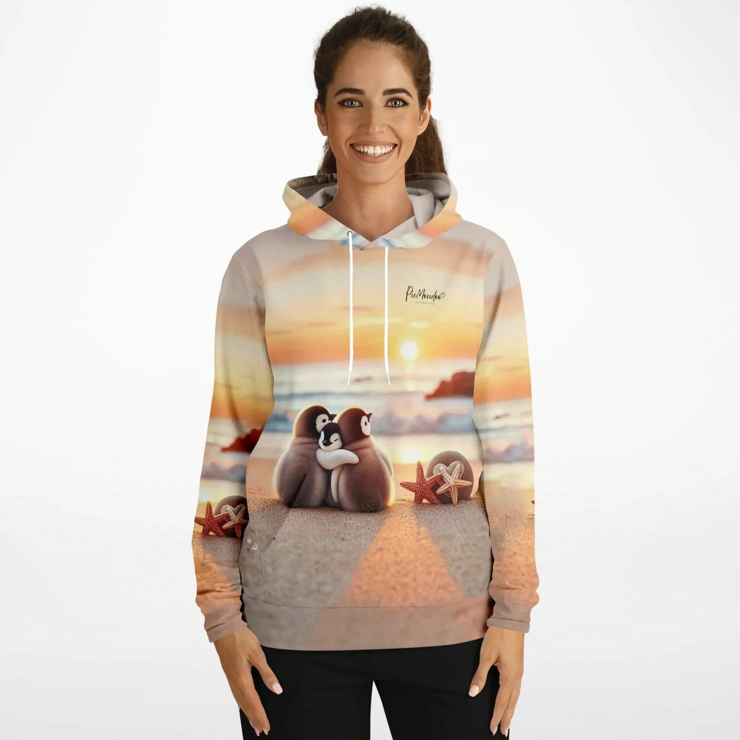 Dreamer Hoodie - Happy Family am Strand - Image 5
