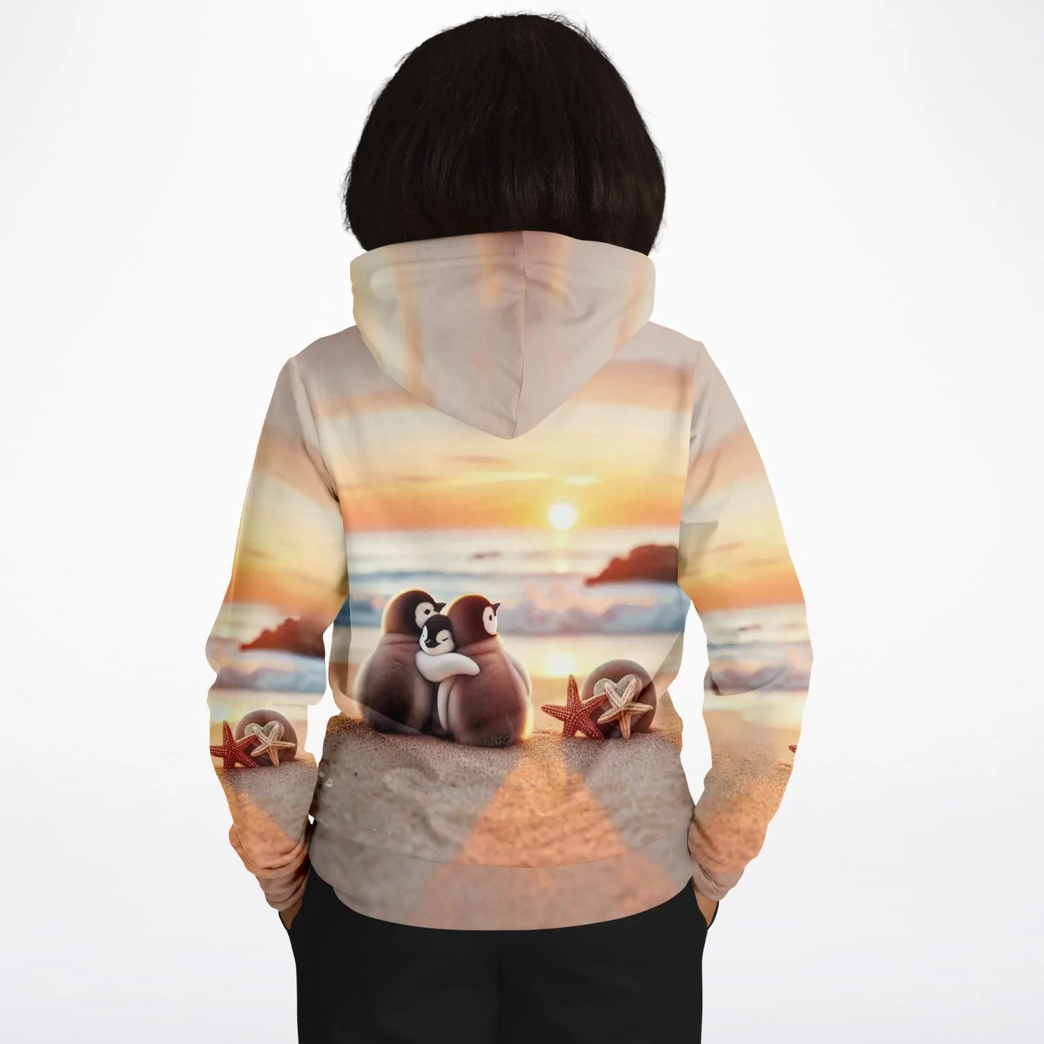 Dreamer Hoodie - Happy Family am Strand - Image 7
