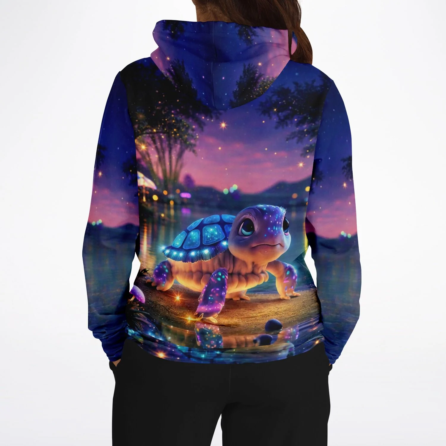 Dreamer Hoodie - Leuchtbild Special - Sparkling Turtle - Image 4