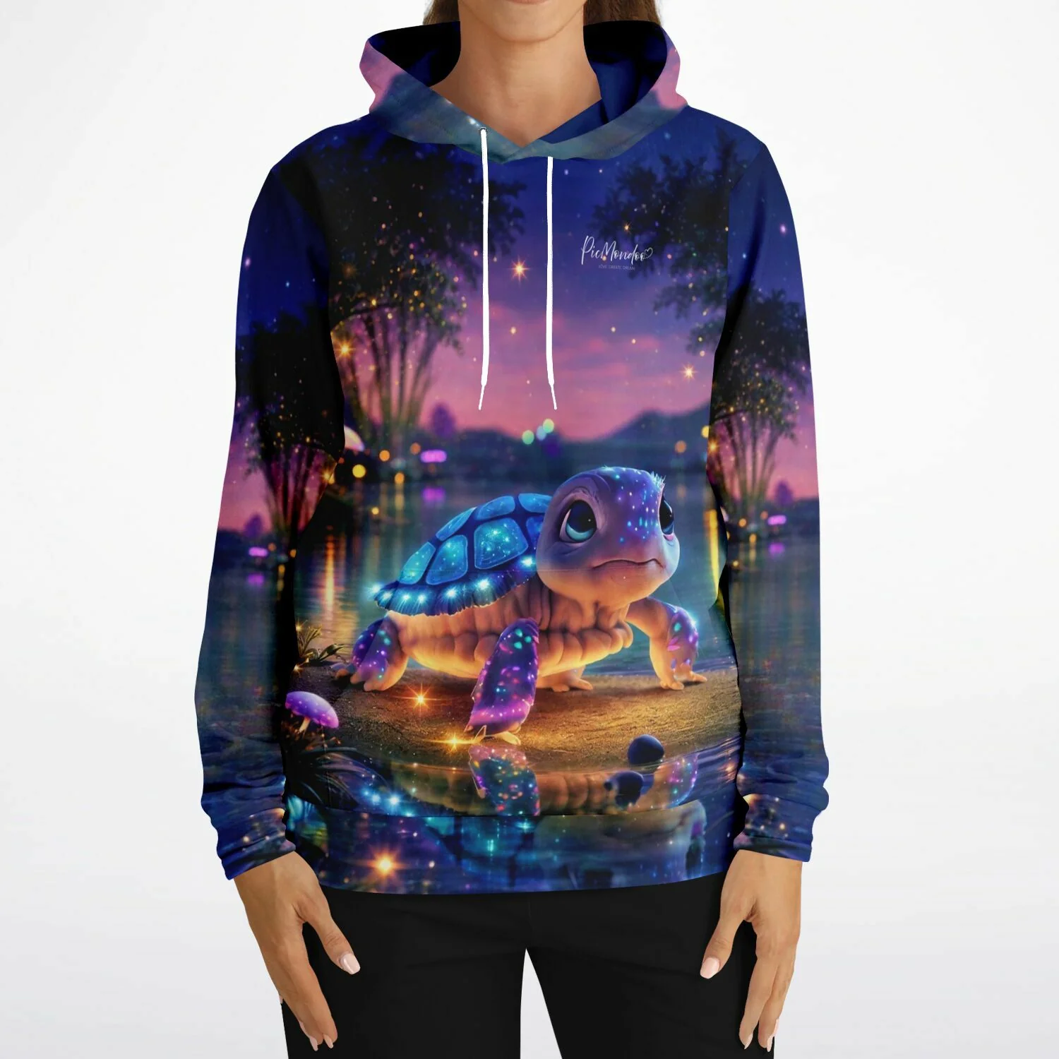 Dreamer Hoodie - Leuchtbild Special - Sparkling Turtle - Image 6