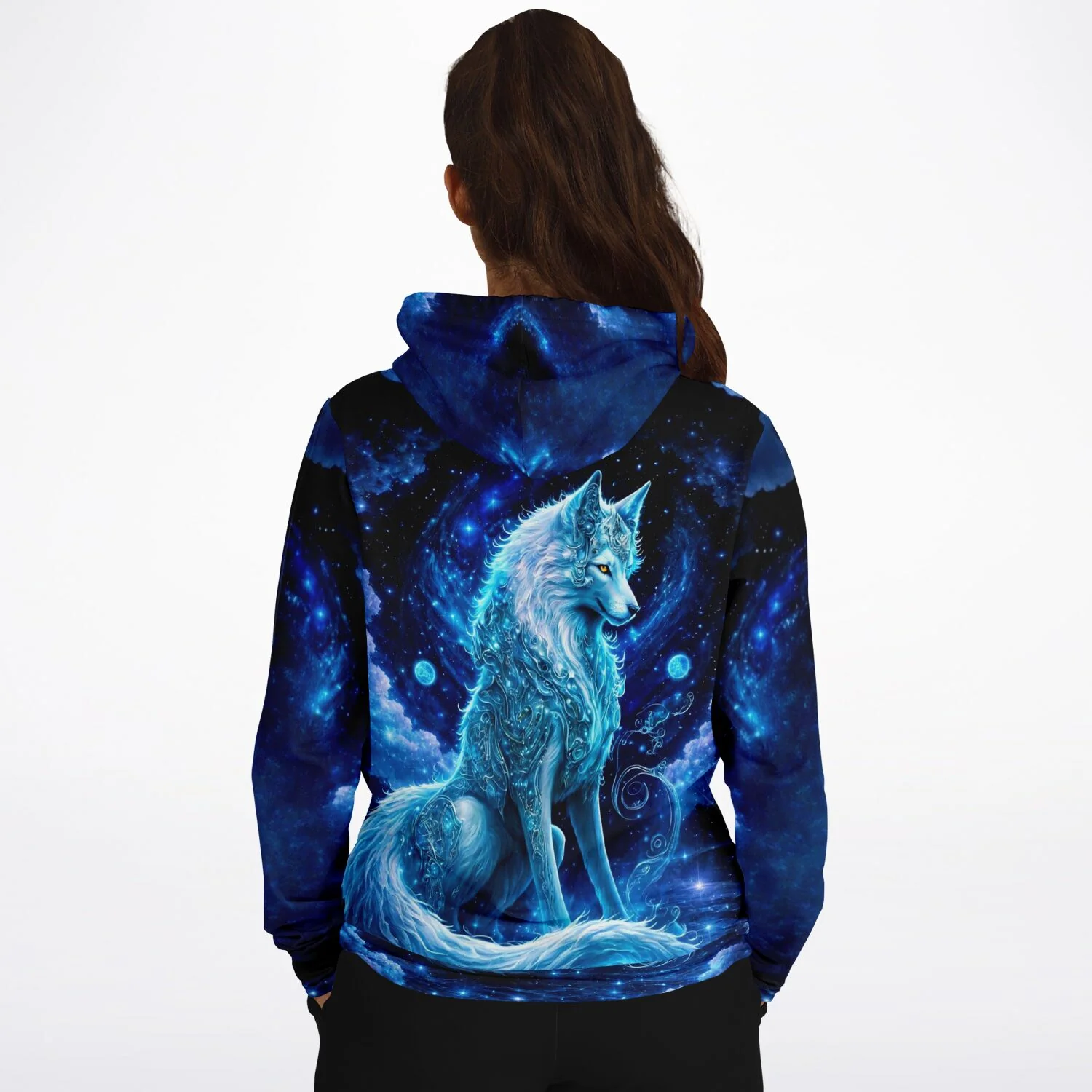 Dreamer Hoodie - Leuchtbild Special - Verzauberter Wolf - Image 3
