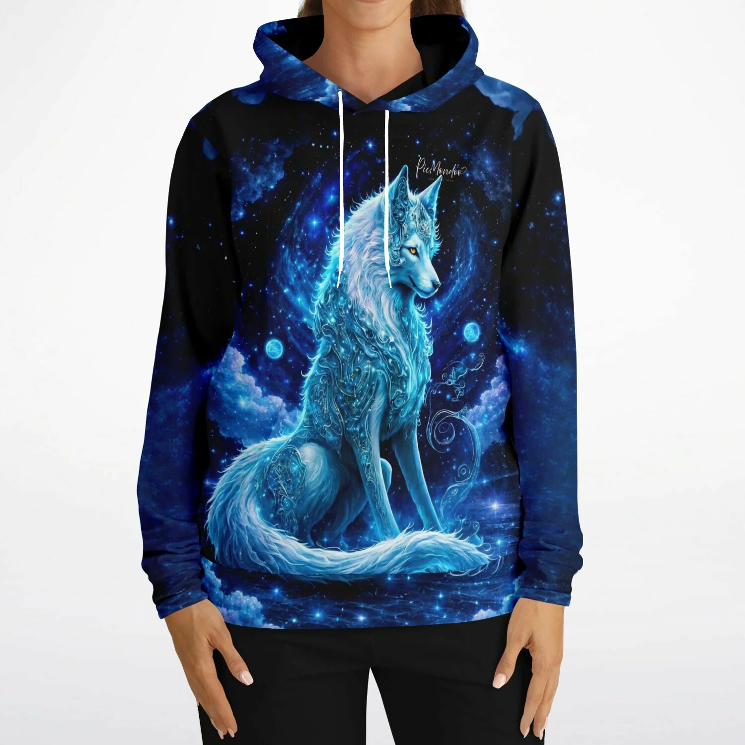 Dreamer Hoodie - Leuchtbild Special - Verzauberter Wolf - Image 6