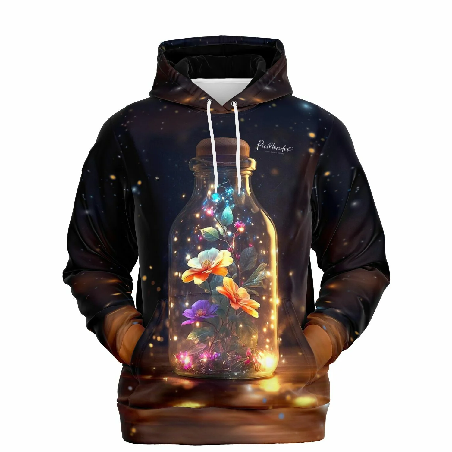 Dreamer Hoodie - Leuchtender Blütenzauber