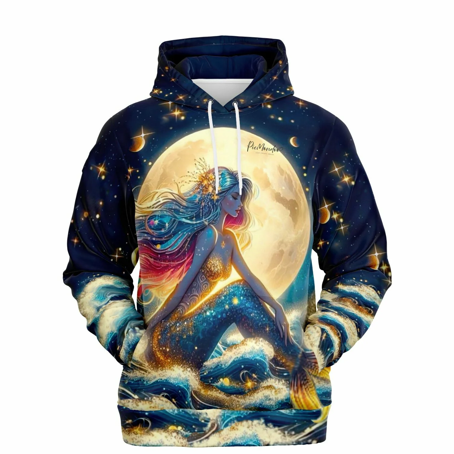Dreamer Hoodie - Meerjungfrau im Sternenhimmel