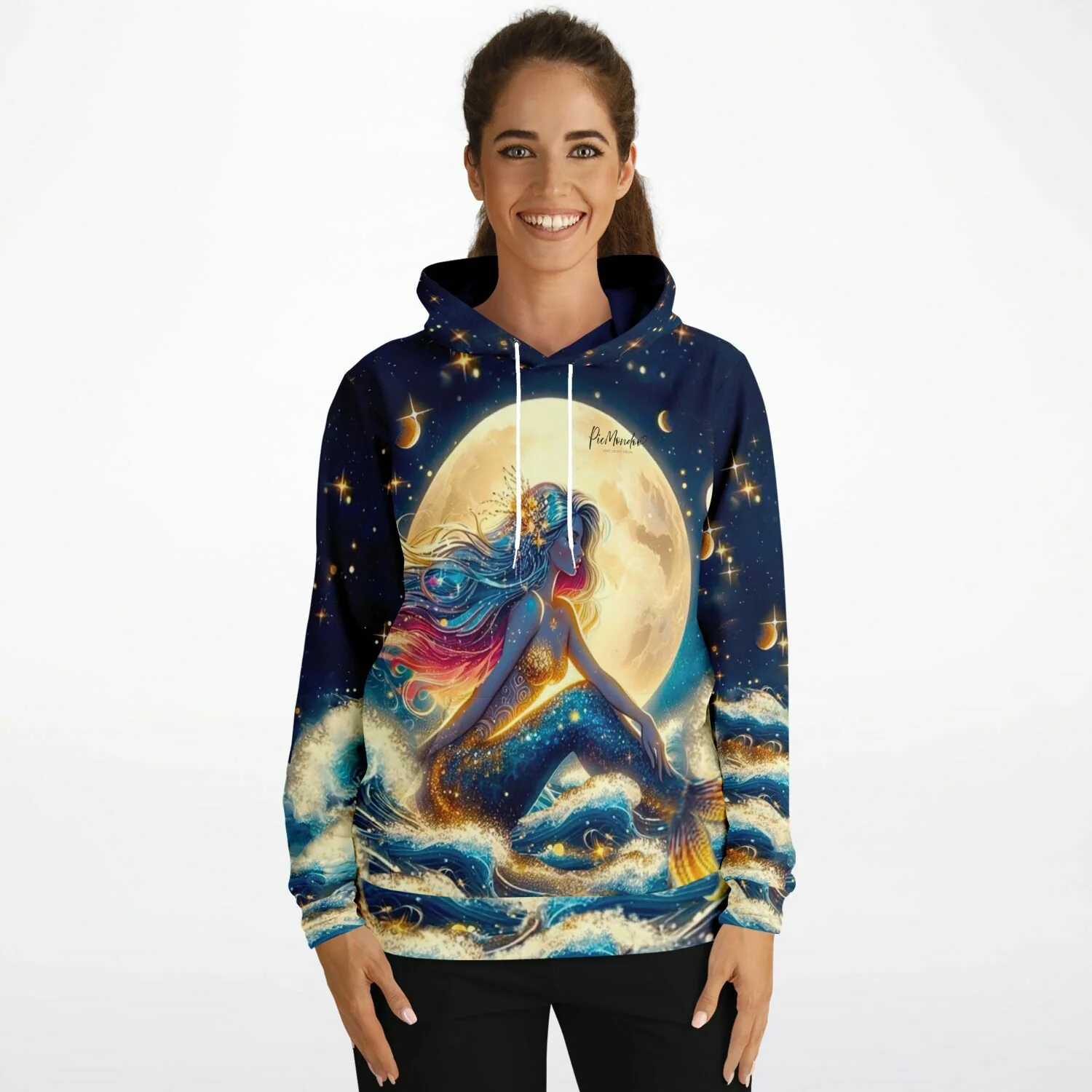 Dreamer Hoodie - Meerjungfrau im Sternenhimmel - Image 5