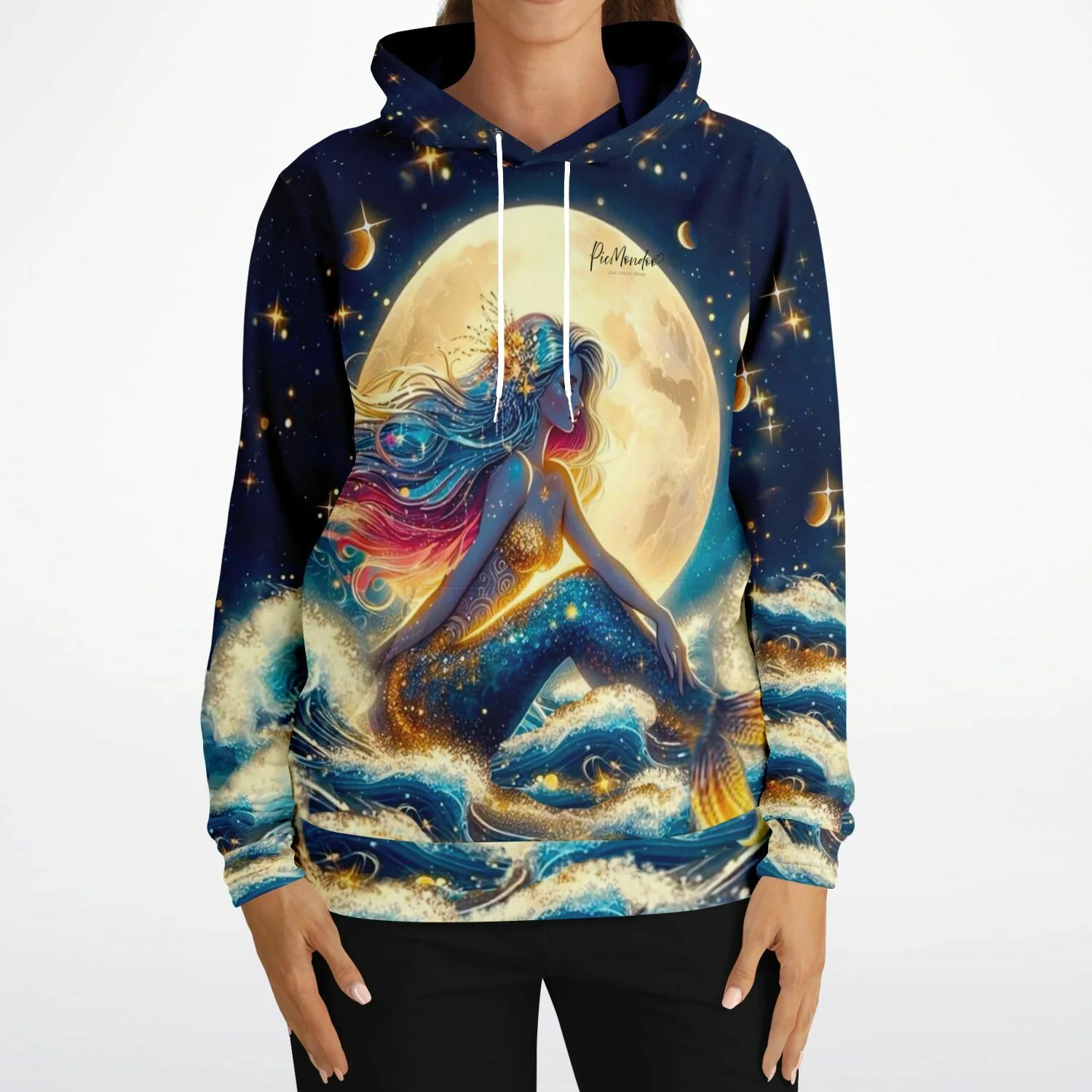 Dreamer Hoodie - Meerjungfrau im Sternenhimmel - Image 6