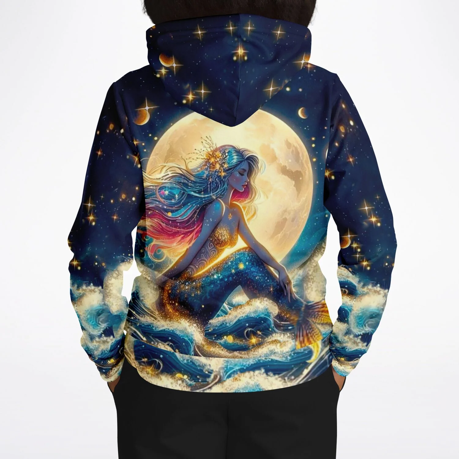 Dreamer Hoodie - Meerjungfrau im Sternenhimmel - Image 8