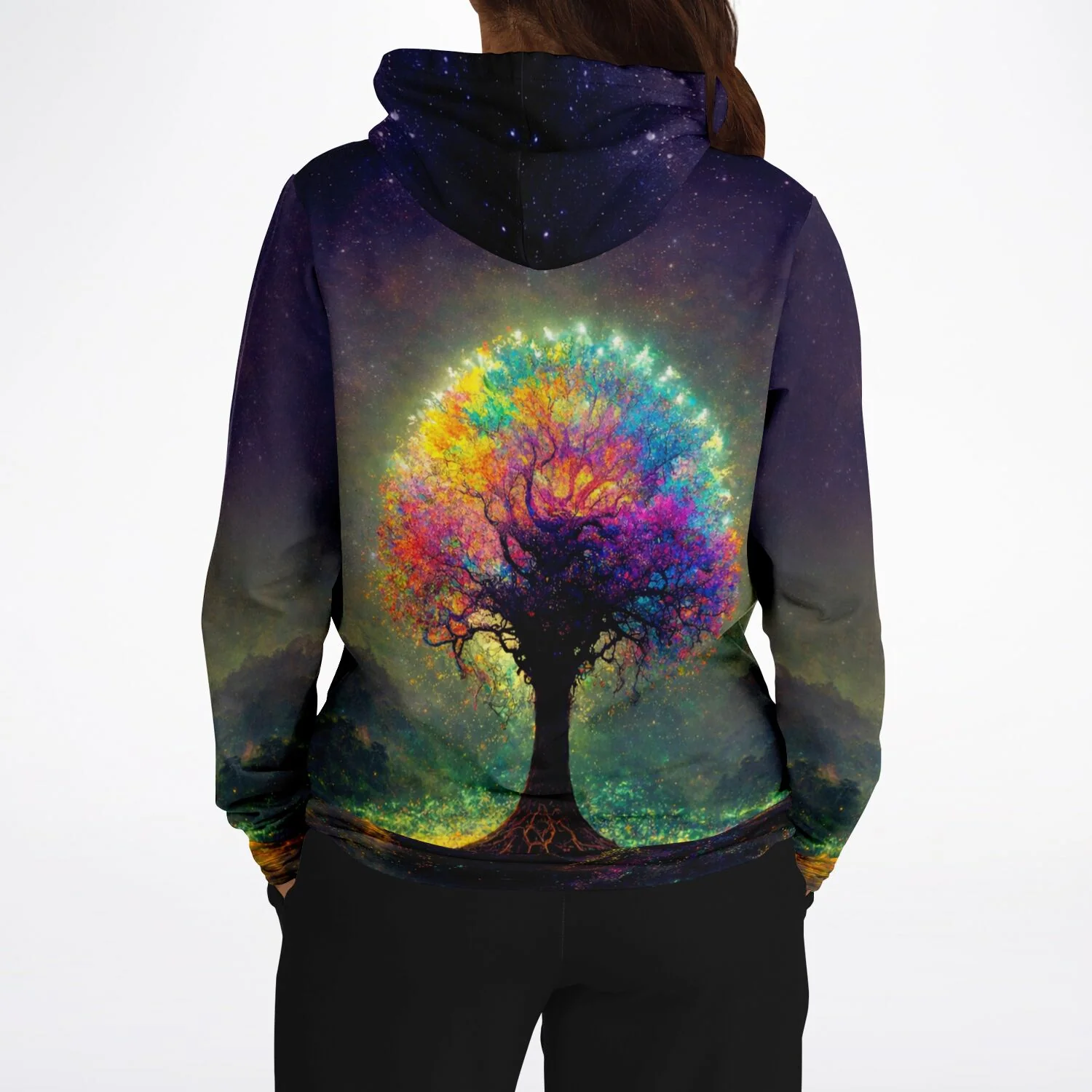 Dreamer Hoodie - Multi Special - Colorful lightning Tree - Image 4