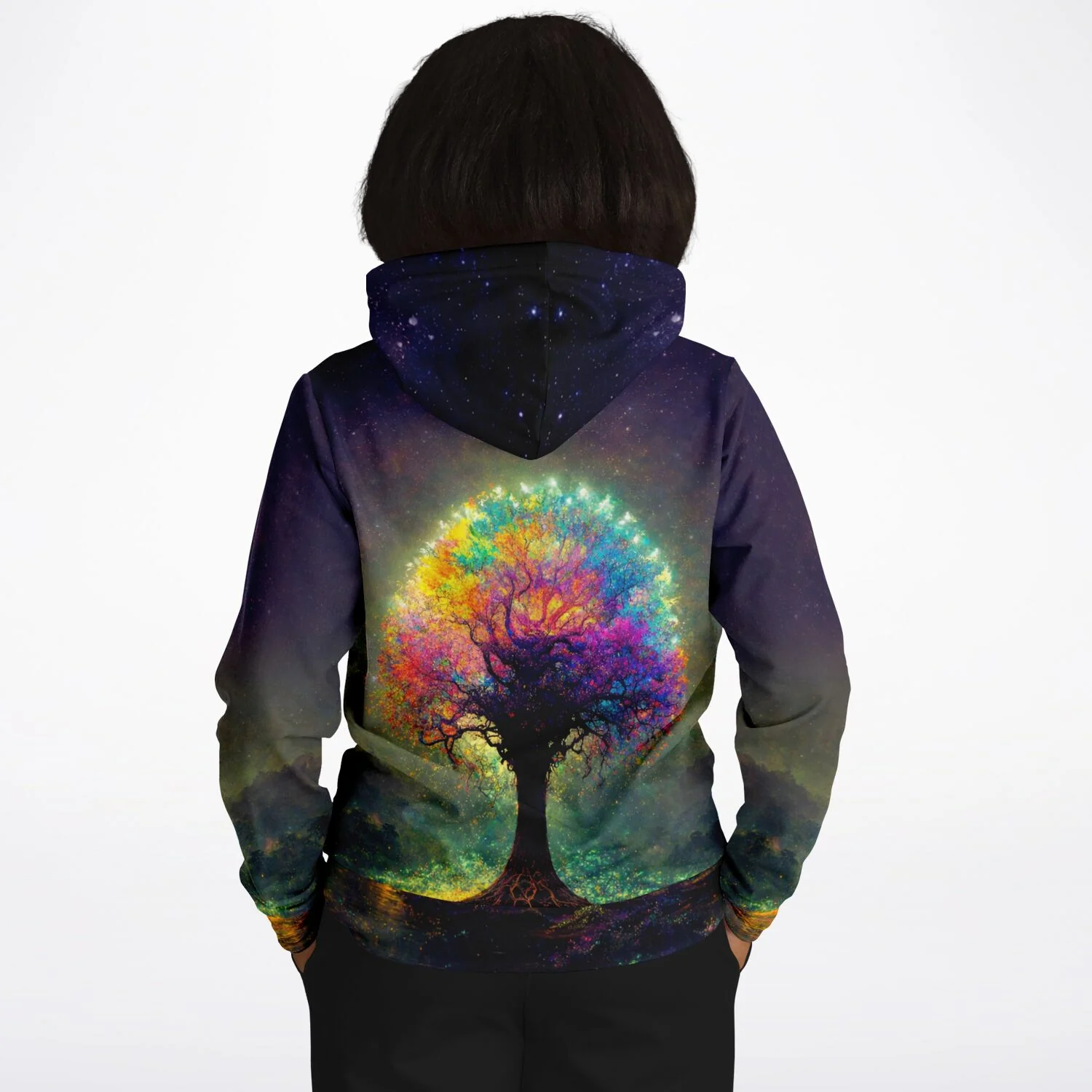 Dreamer Hoodie - Multi Special - Colorful lightning Tree - Image 7