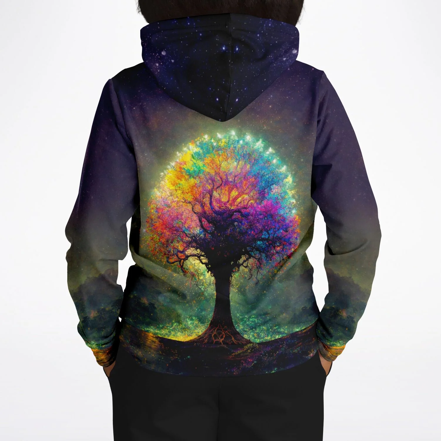 Dreamer Hoodie - Multi Special - Colorful lightning Tree - Image 8