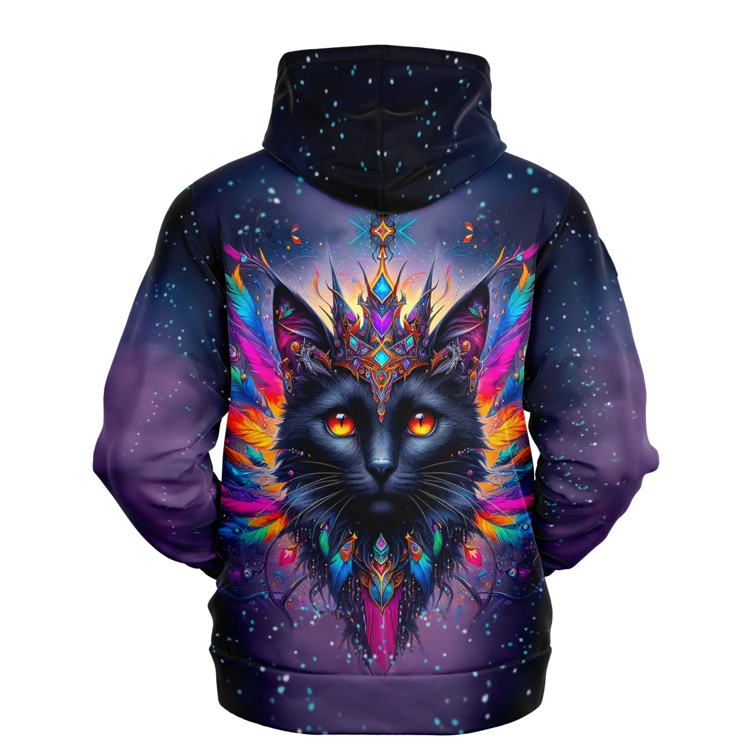 Dreamer Hoodie - Mystic colorsplash Cat - Image 2