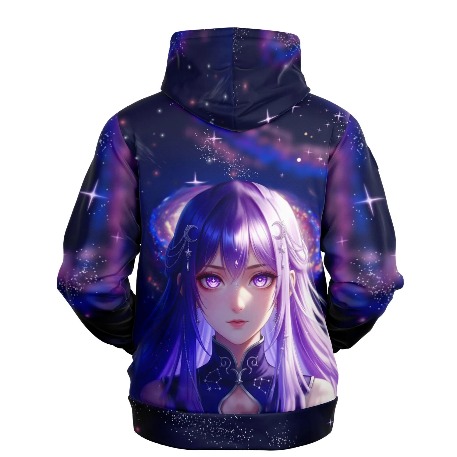 Dreamer Hoodie - Purple Moon Star - Image 2