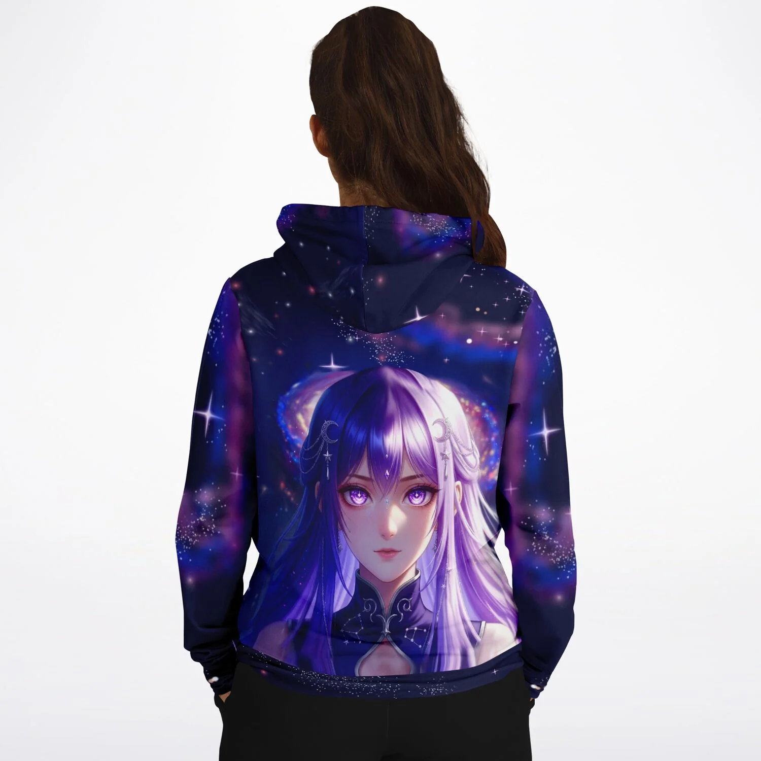 Dreamer Hoodie - Purple Moon Star - Image 3