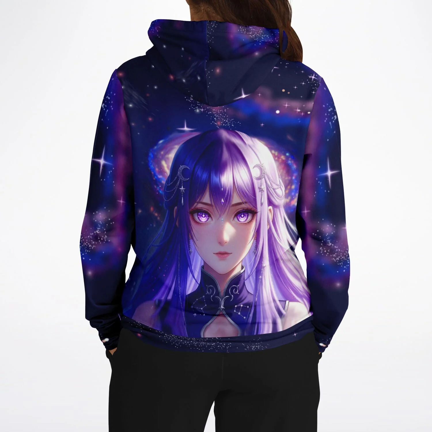 Dreamer Hoodie - Purple Moon Star - Image 4