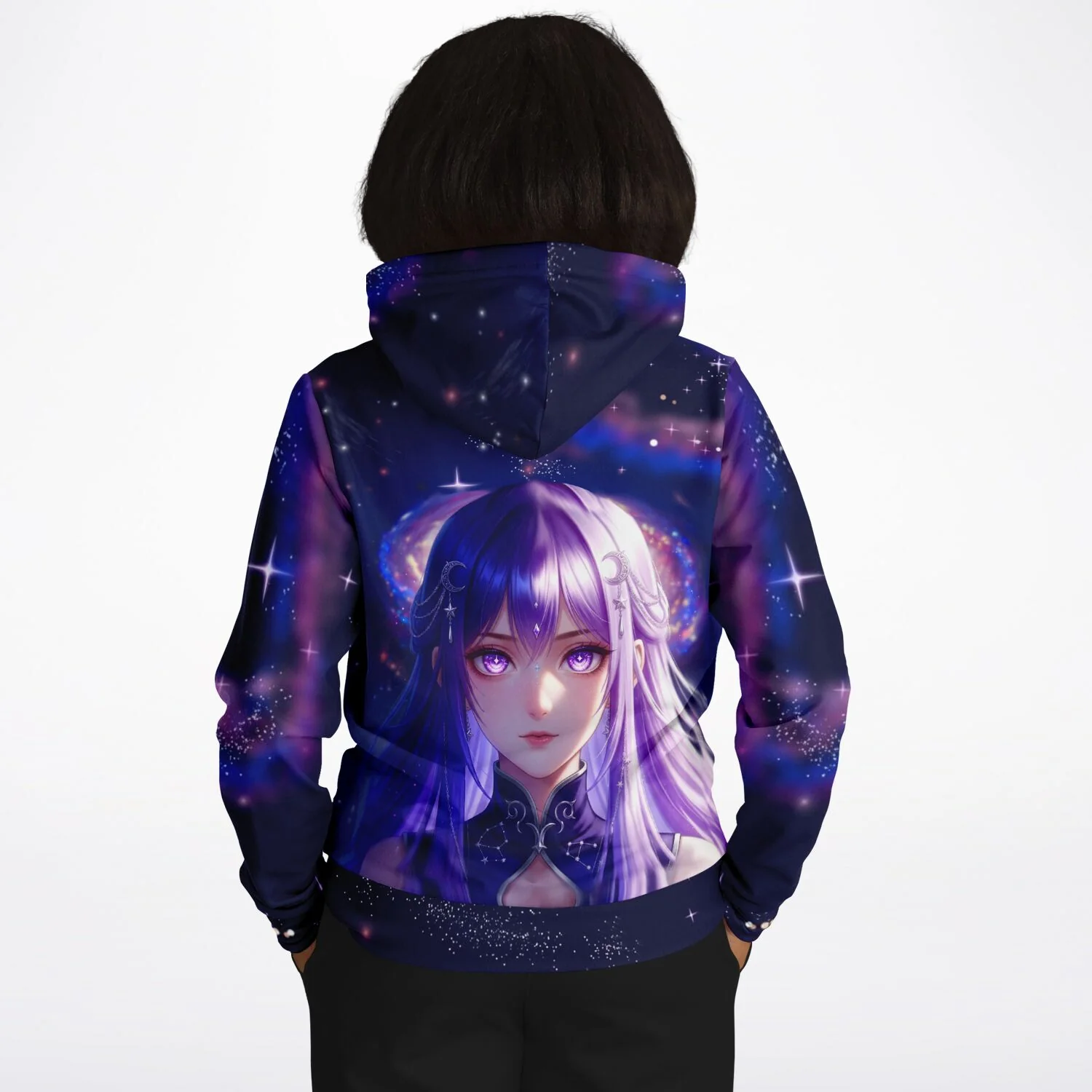 Dreamer Hoodie - Purple Moon Star - Image 7