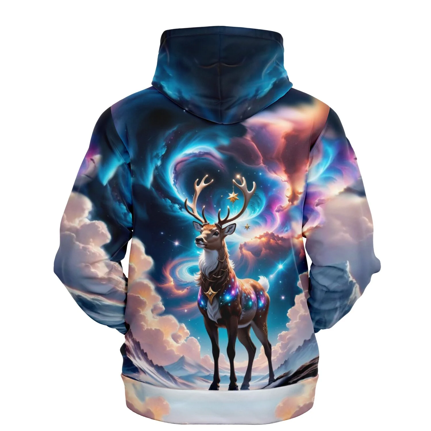 Dreamer Hoodie - Rentier im Abendzauber - Image 2