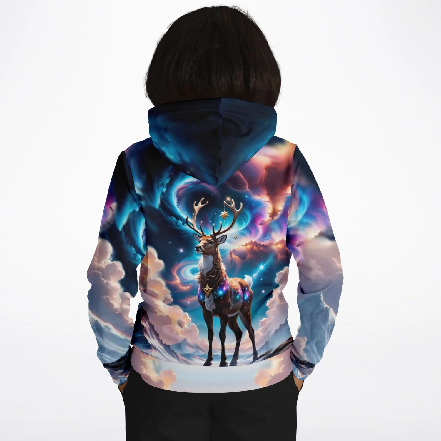Dreamer Hoodie - Rentier im Abendzauber - Image 7