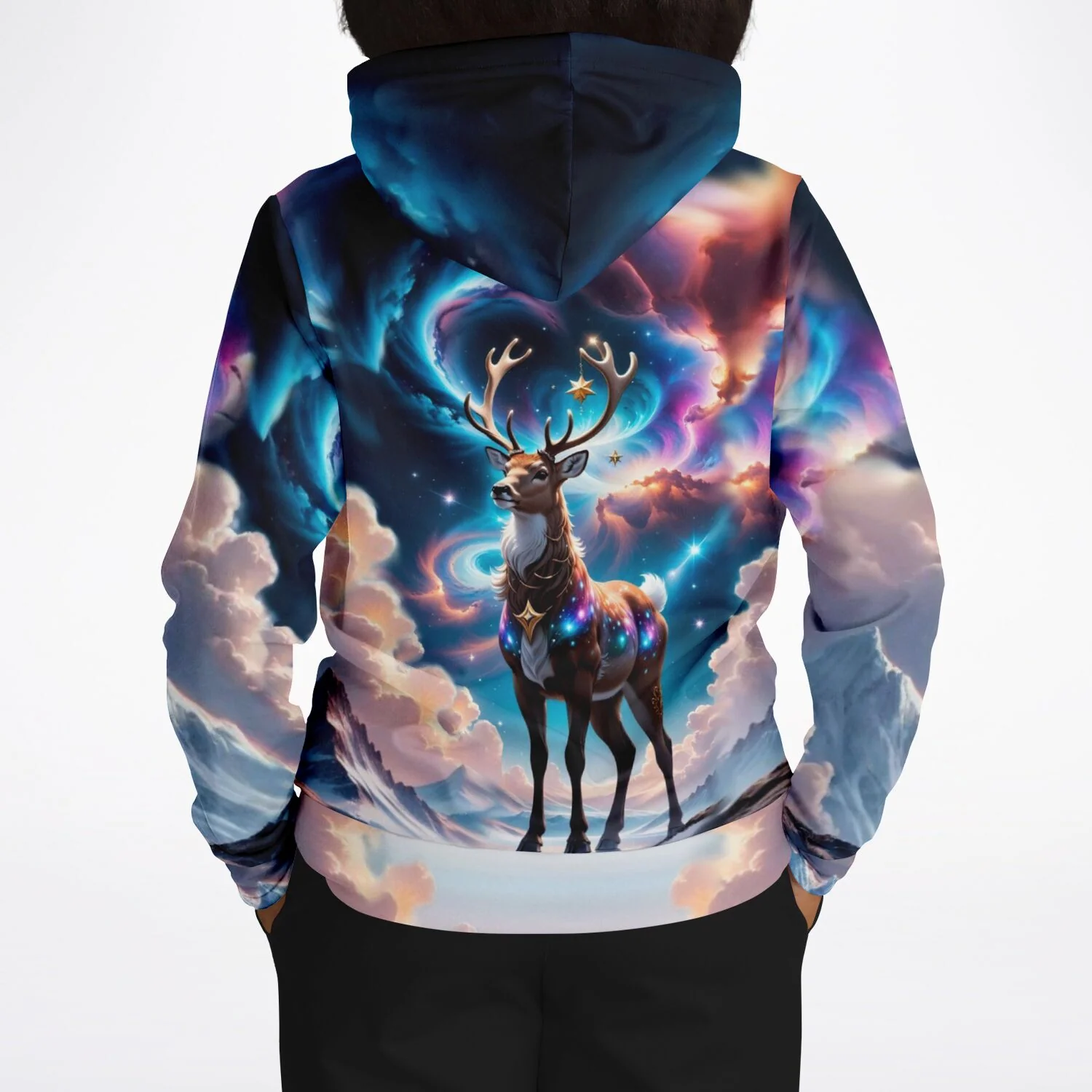 Dreamer Hoodie - Rentier im Abendzauber - Image 8