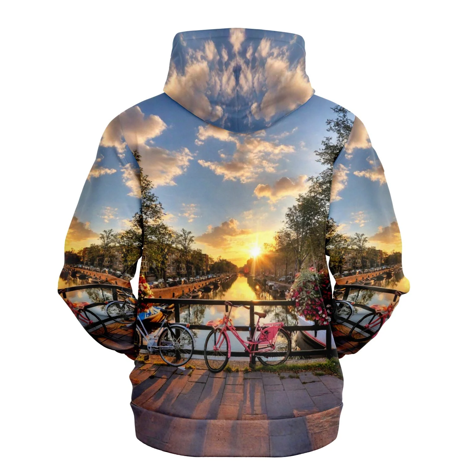 Dreamer Hoodie -  Sonnenuntergang in Amsterdam - Image 2