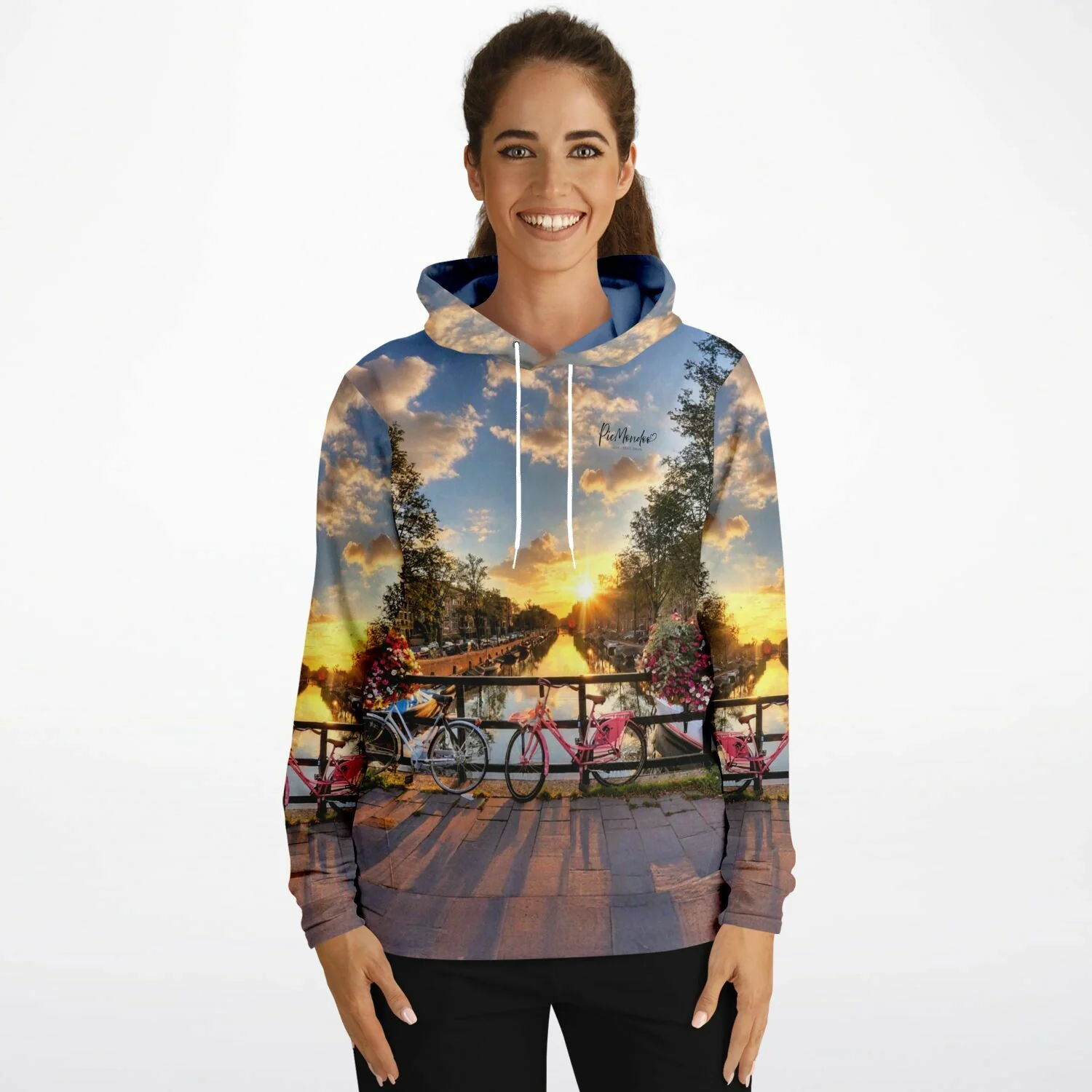 Dreamer Hoodie -  Sonnenuntergang in Amsterdam - Image 5