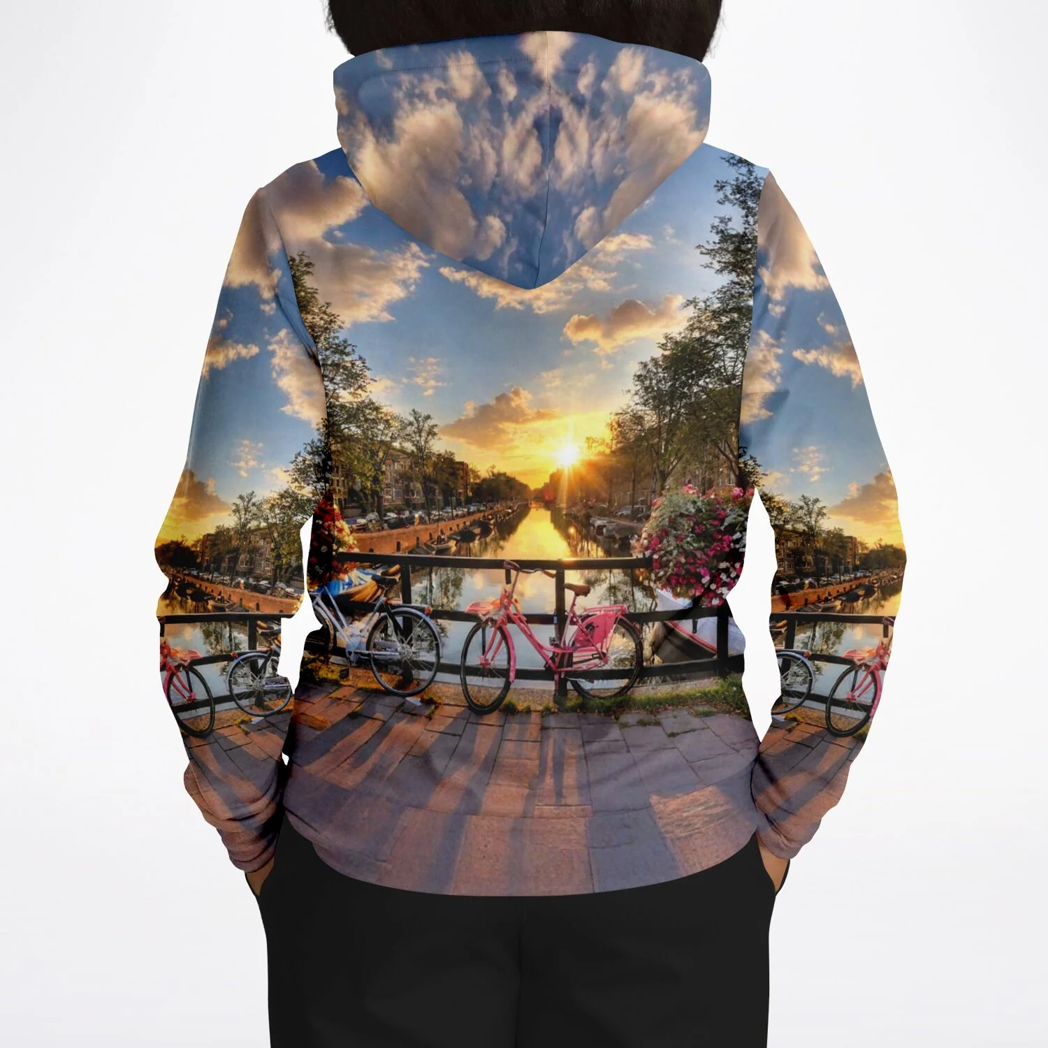 Dreamer Hoodie -  Sonnenuntergang in Amsterdam - Image 8
