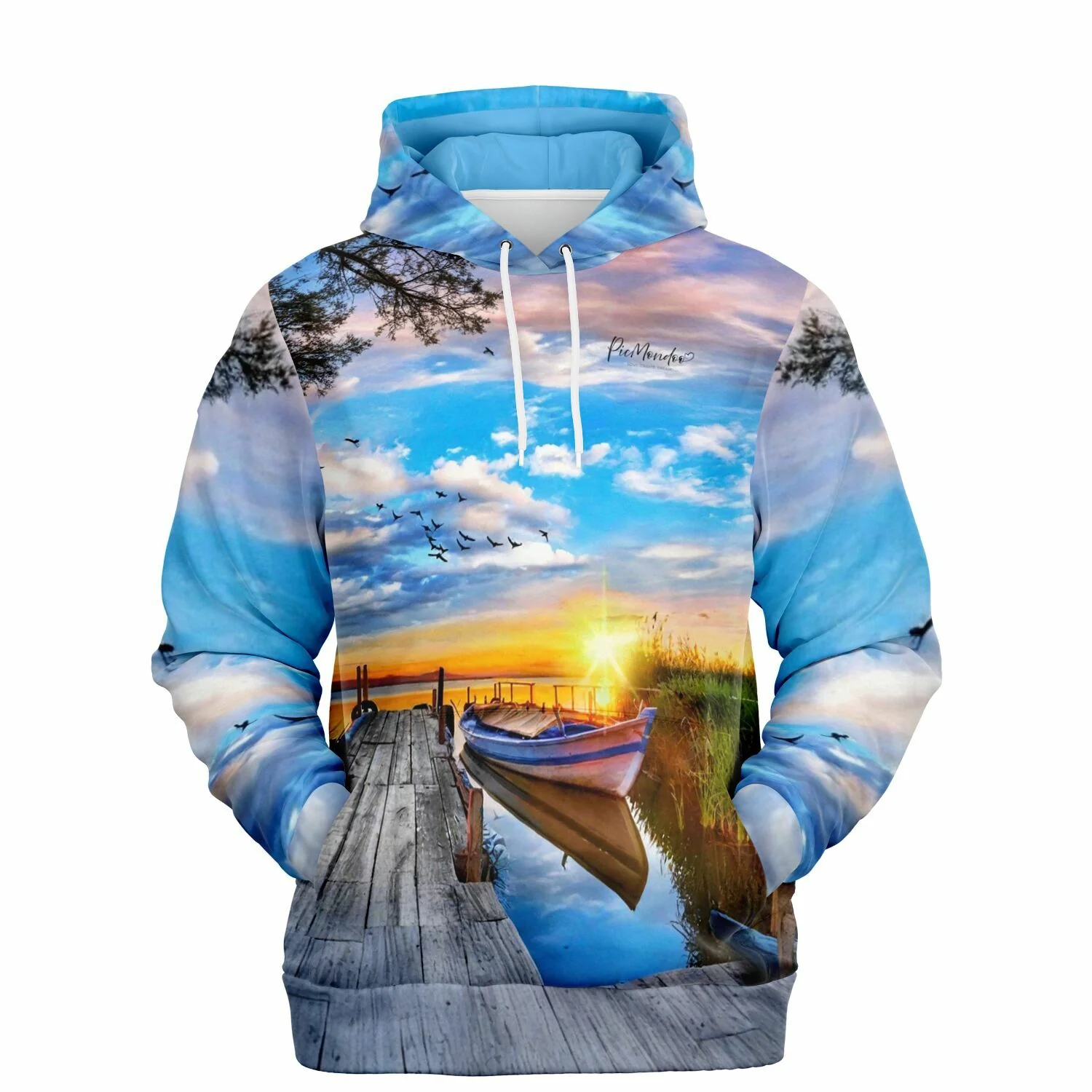Dreamer Hoodie - Sonniger Abend am See