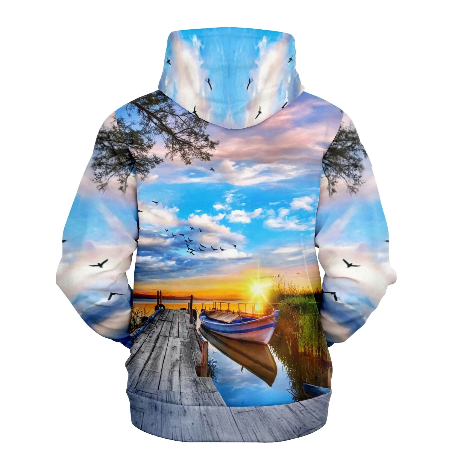 Dreamer Hoodie - Sonniger Abend am See - Image 2