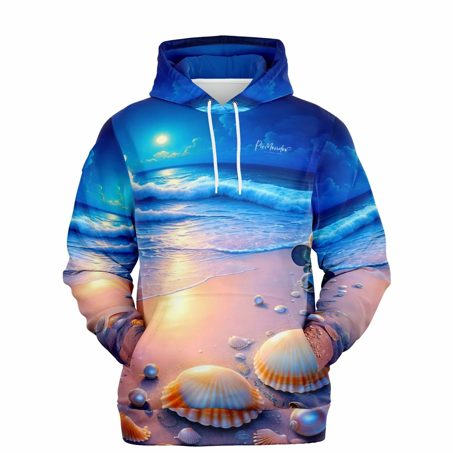 Dreamer Hoodie - Strand im Nachtglanz