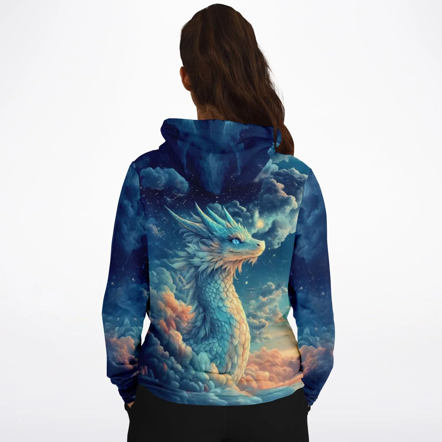 Dreamer Hoodie - Susen Pfifferling - Himmelsdrache Saphira - Image 3