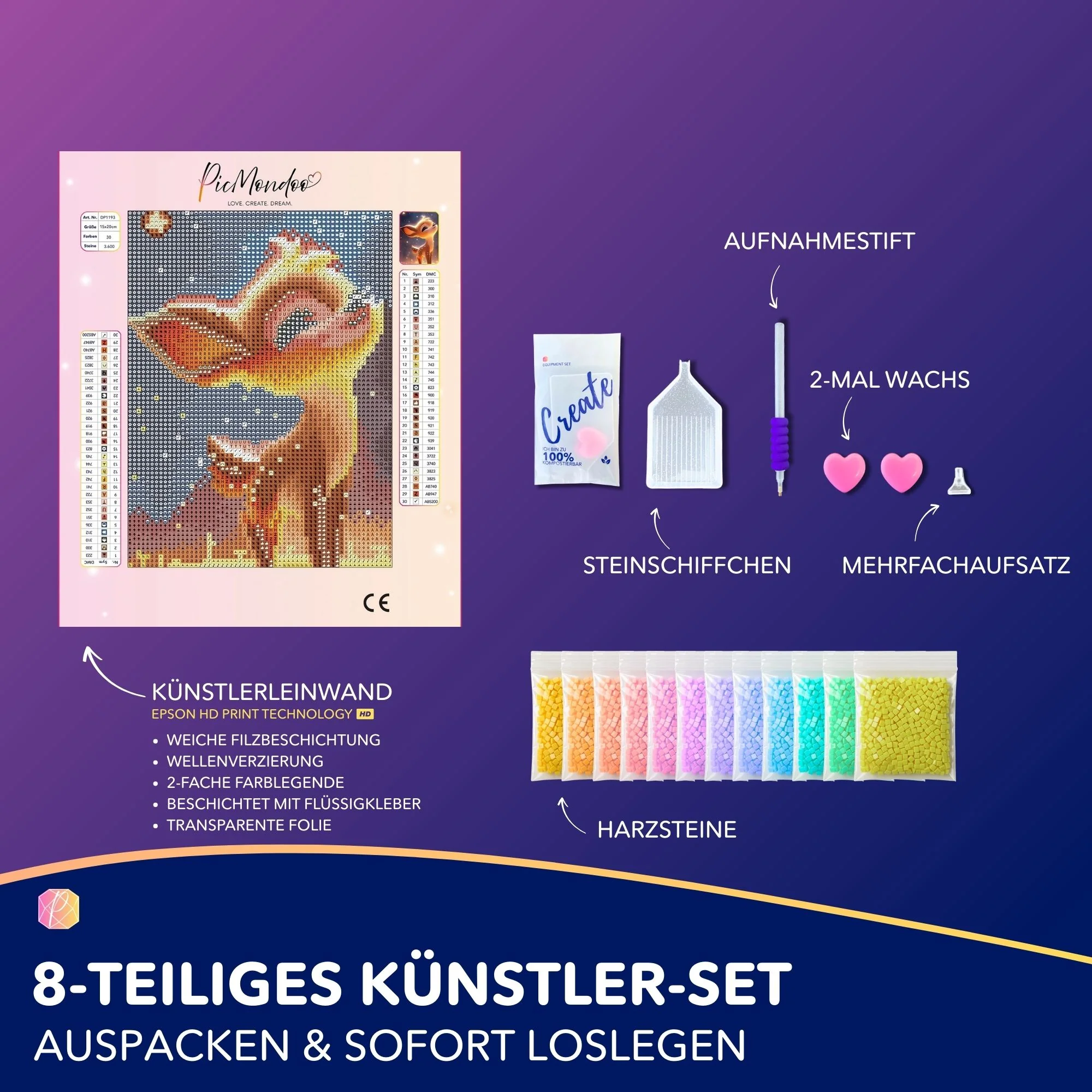 Diamond Painting Mini - Babsi Sternenstaub - Image 4