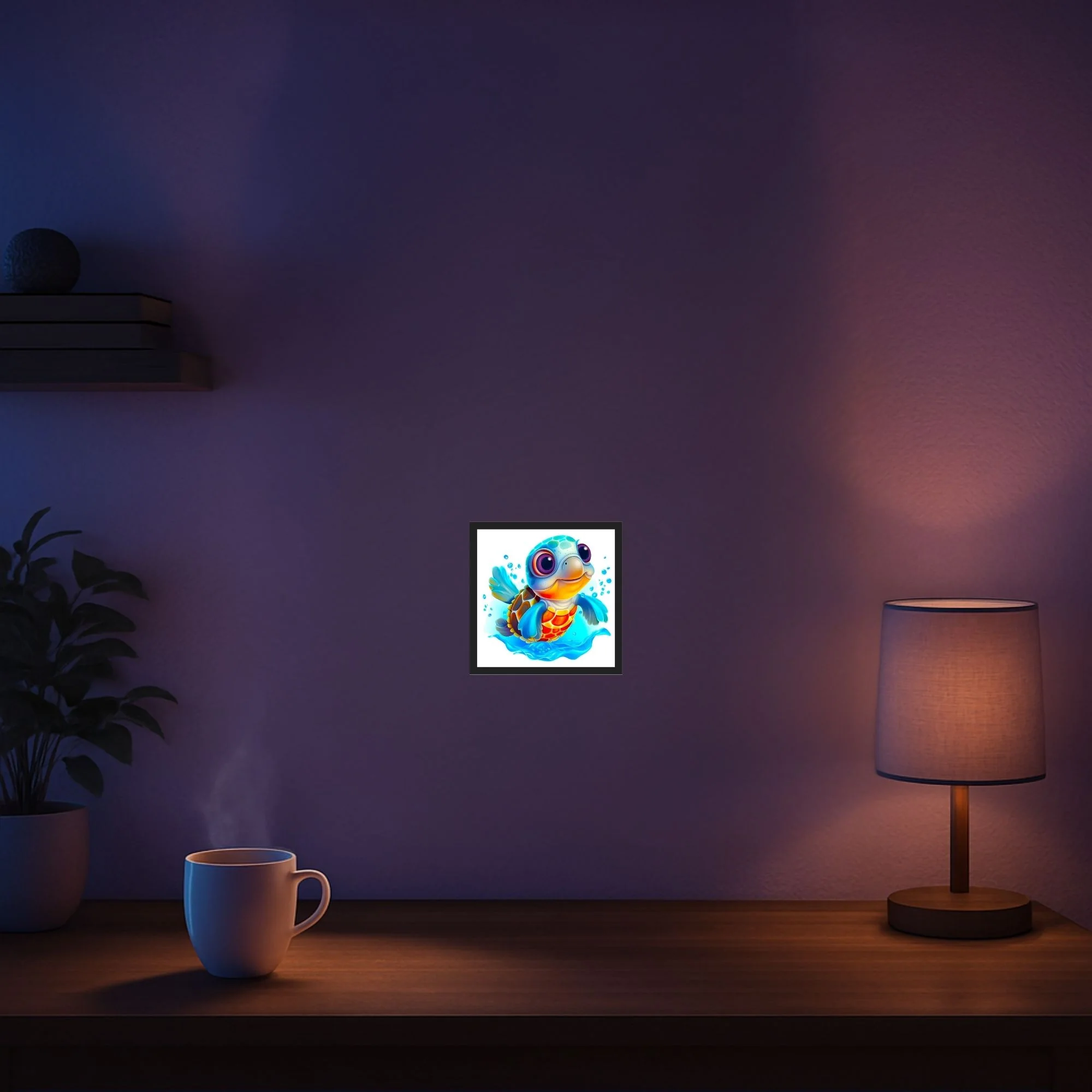 Diamond Painting Mini - Planschende Schildkröte - Image 5