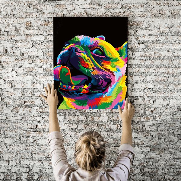 Malen nach Zahlen Set - Die bunte Bulldogge - Image 8