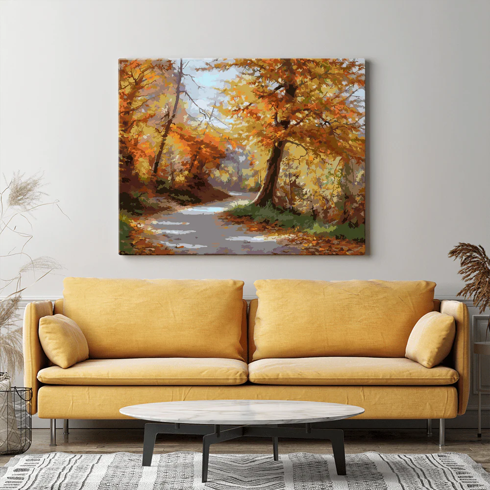 Malen nach Zahlen Set - Herbstspaziergang - Image 10
