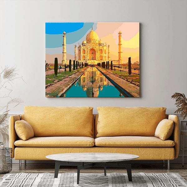 Malen nach Zahlen Set - Taj Mahal "Palast der Liebe" - Image 10