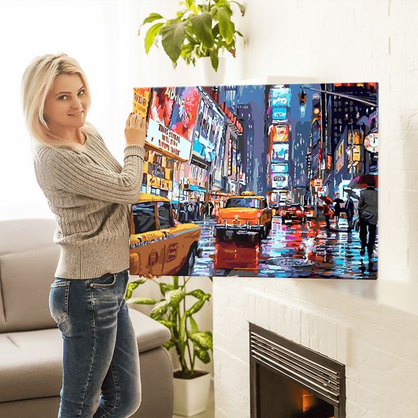 Malen nach Zahlen Set - Times Square - Image 9